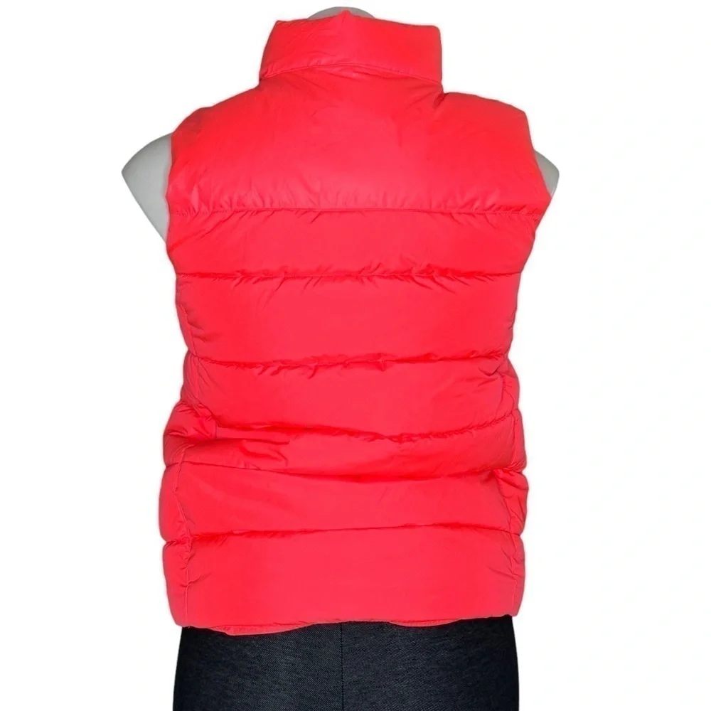 Converse bright pink puffer vest XL